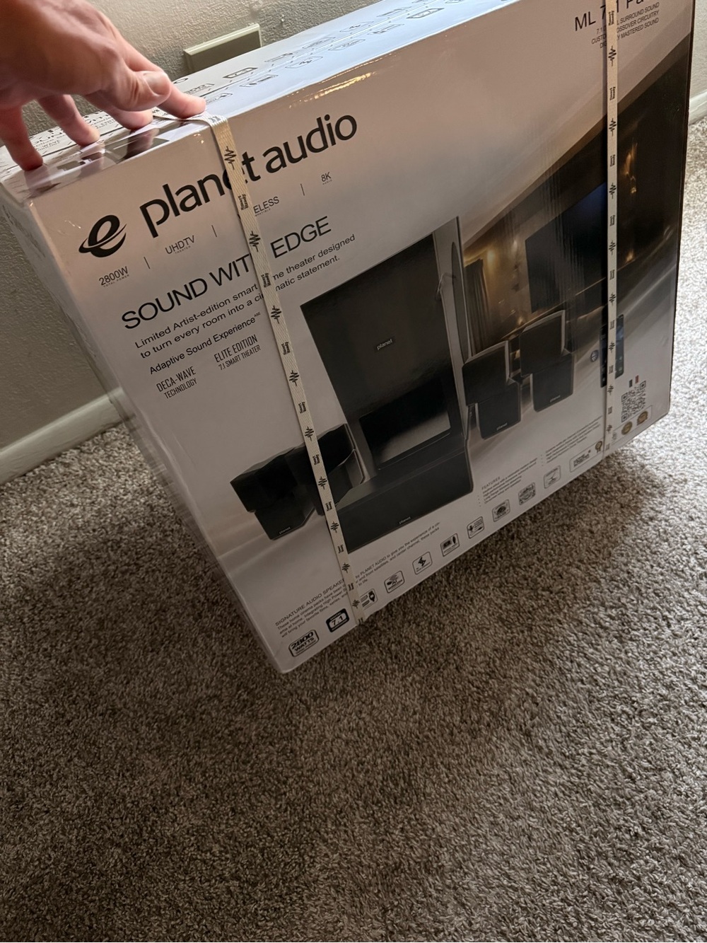 Planet Audio Sound With Edge 5.1 Home Theater System - Black